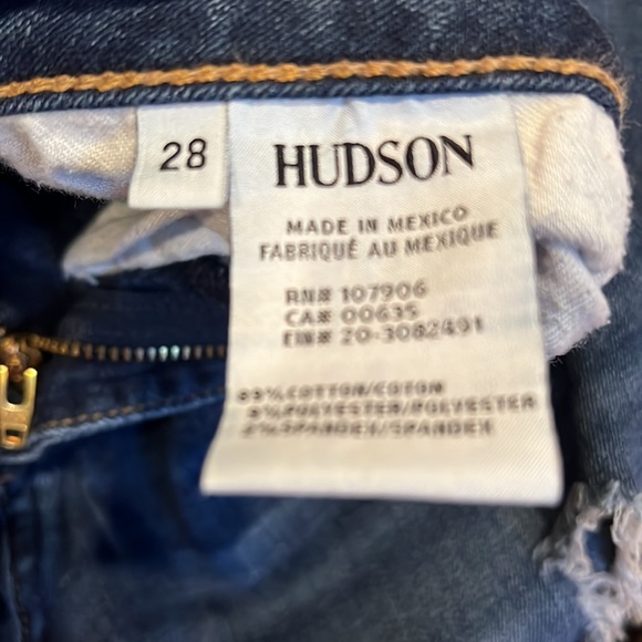 Hudson Bacara Jeans. Size 28 - Picture 3 of 4